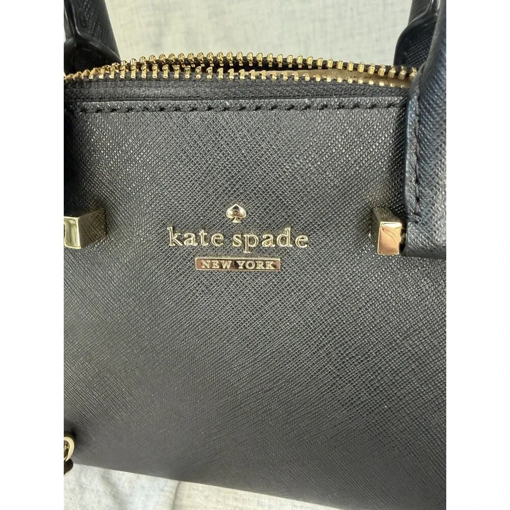 Kate Spade Leather Mini Satchel Bag Black Maise PXRU5303 Cedar Street NWT